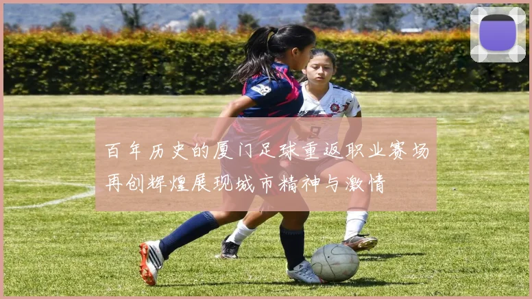 百年历史的厦门足球重返职业赛场再创辉煌展现城市精神与激情