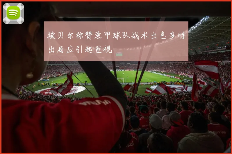 埃贝尔称赞意甲球队战术出色多特出局应引起重视